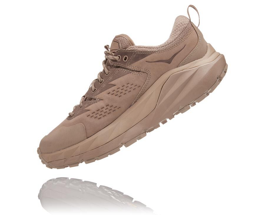 Hoka One One Kaha Låga Gore-Tex Trailskor Dam - Beige - CTXUZ-5304